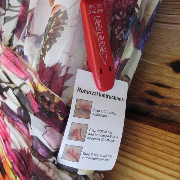 MAC DUGGAL 68108 Multicolor Asymmetrical Ruffled Halter Floral Gown - Picture 14 of 15